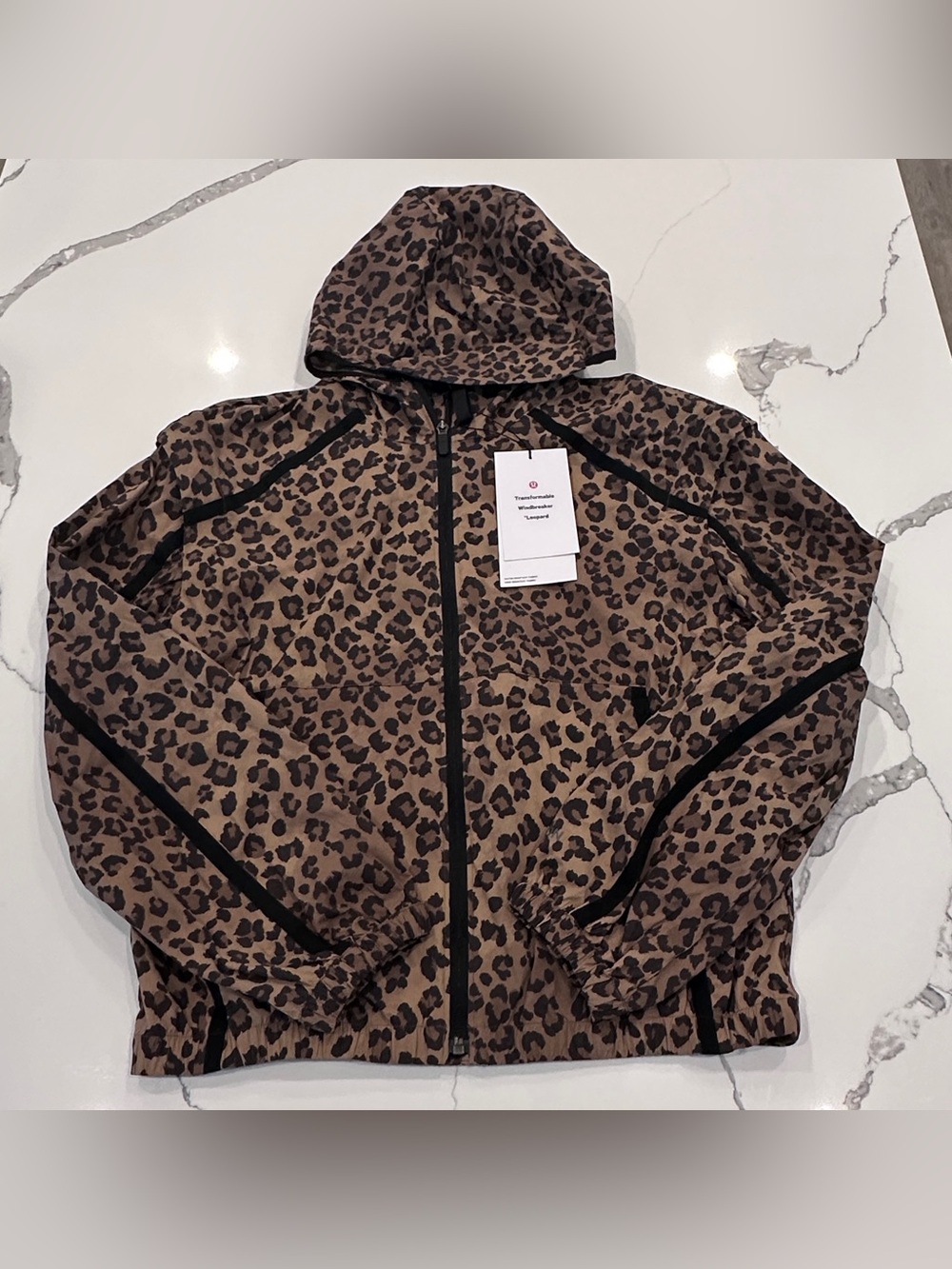 Lululemon Transformable Windbreaker Sz Small True Leopard Multi NWT